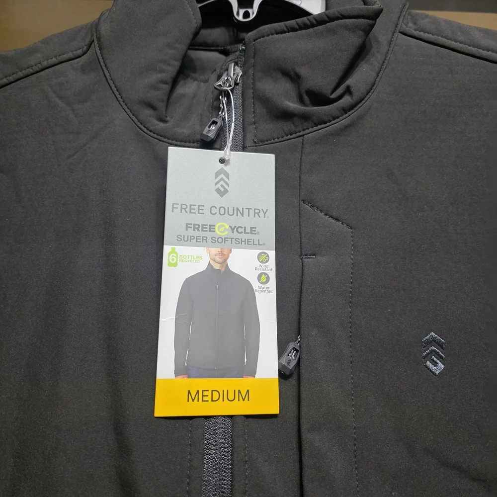 Do Not Buy Free Country Men's Black Performance Jacket Size Medium